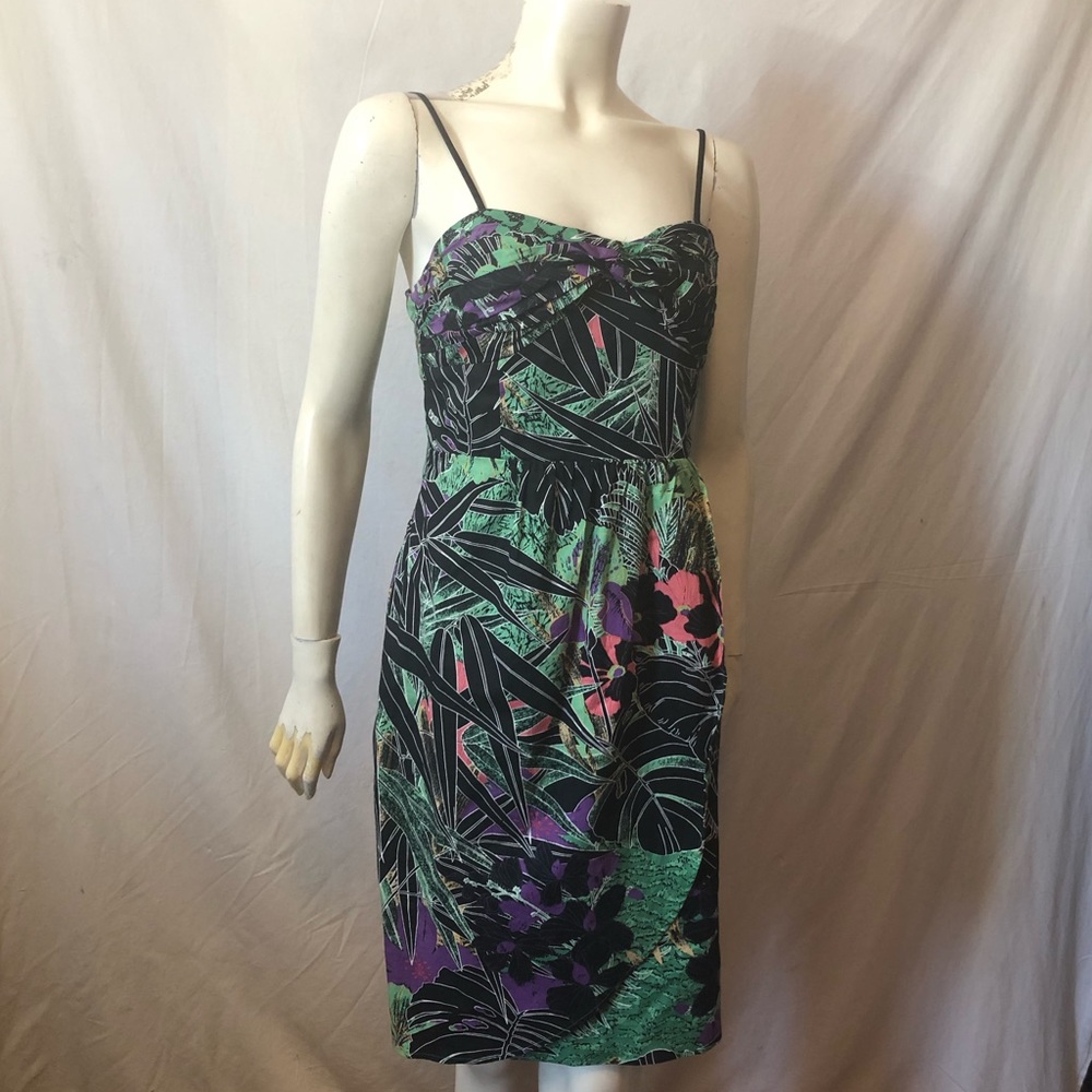 Anthropologie Edme & Esyllte tropical pinup dress